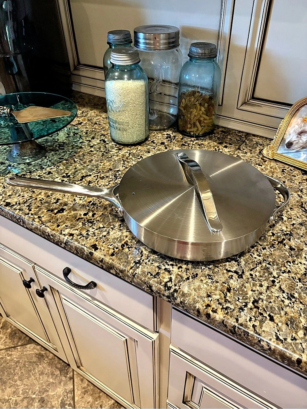 Caraway Stainless Steel Pan 4.5 Qt